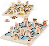 Gry planszowe - Drewniana gra Zgadnij, kim jestem Goki - miniaturka - grafika 1