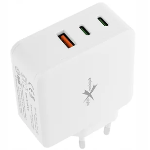 SZYBKA ŁADOWARKA SIECIOWA - 100W - 2 X USB C + USB - Ładowarki do telefonów - miniaturka - grafika 1
