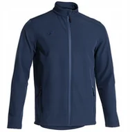 Kurtki męskie - Joma Basilea II Softshell Jacket 103792-331 Granatowe XL - miniaturka - grafika 1