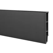 Listwy przypodłogowe - VILO Listwa przypodłogowa PCV Sempla 8 cm czarna 702 - miniaturka - grafika 1