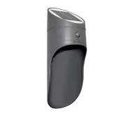 Lampy ogrodowe - LED Kinkiet solarny z czujnikiem PALESA LED/1W IP65 szary - miniaturka - grafika 1