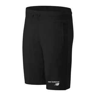 Spodnie sportowe męskie - Spodenki New Balance MS11903BK - czarne - grafika 1