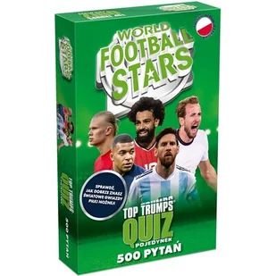 Gra karciana WINNING MOVES Top Trumps World Football Stars Quiz WM04944-POL-6 - Gry karciane - miniaturka - grafika 1