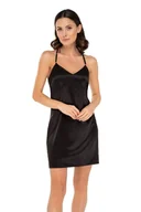 Bielizna nocna - Koszulka Nocna Anette Czarny - M - miniaturka - grafika 1