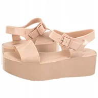 Sandały damskie - Buty Sandały na Platformie Damskie Melissa Mar 31686 Light Pink Różowe - miniaturka - grafika 1