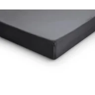 Prześcieradła - 180x200 Prześcieradło dzielone na materac nawierzchniowy satyna bawełniana Anthracite - miniaturka - grafika 1