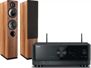 Yamaha RX-A6A czarny + Tesi 561 orzech - Zestawy stereo - miniaturka - grafika 1
