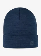 Czapki męskie - Czapka zimowa Buff Merino Heavyweight Beanie - solid night blue - miniaturka - grafika 1