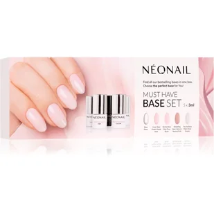 NeoNail MUST HAVE BASE SET - Zestaw 5 baz hybrydowych - 9240 - 5 x 3 ml - Lakiery hybrydowe - miniaturka - grafika 1