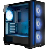 Obudowy komputerowe - Obudowa Modecom Horizon Flow ARGB czarna (AT-HORIZON-MG-ARGB-10-000000-0002) - miniaturka - grafika 1