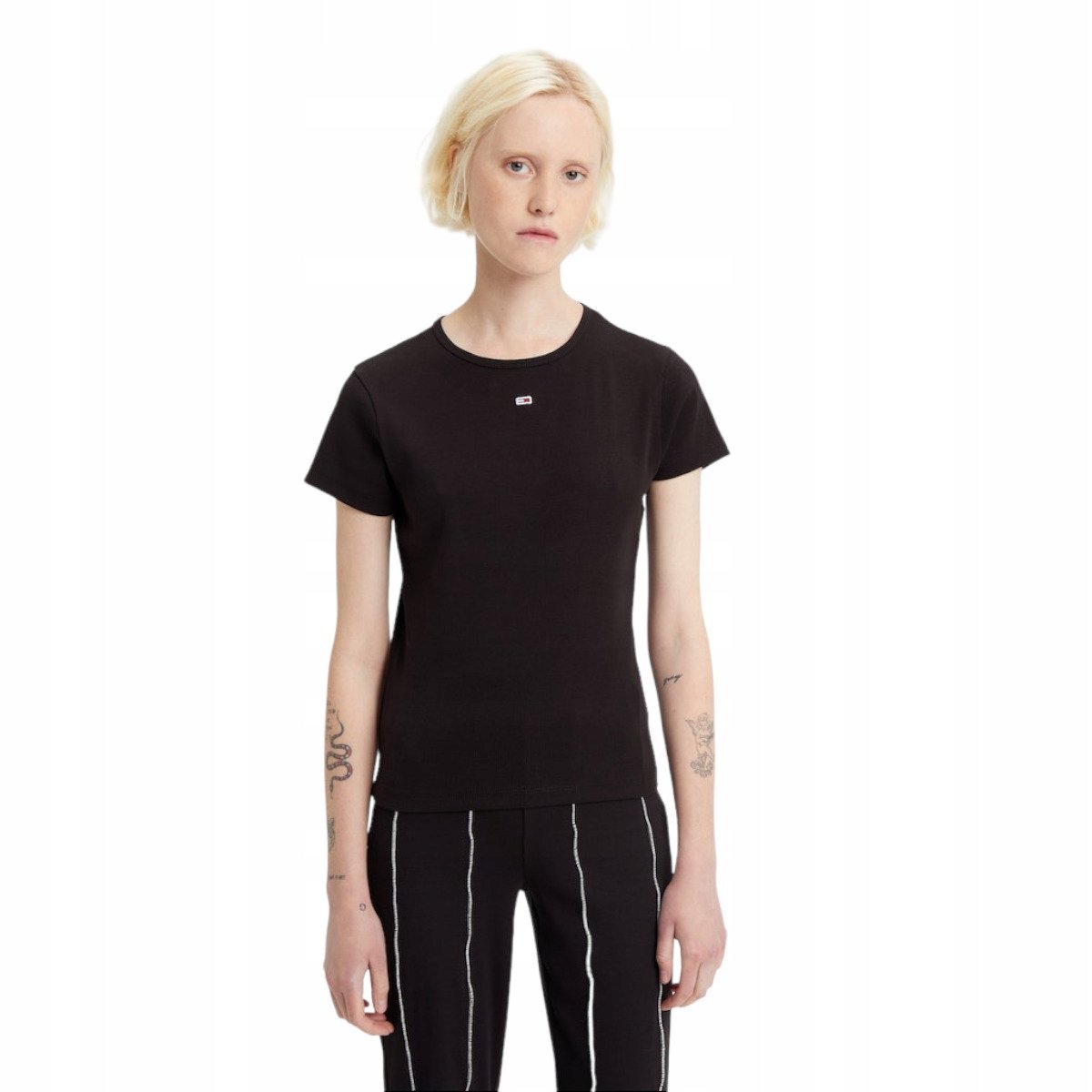 TOMMY HILFIGER KOSZULKA DAMSKA T-SHIRT CZARNA r.S