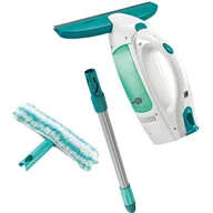 Miotły, szufle, mopy - Leifheit Zestaw: odkurzacz do szyb WINDOW CLEANER z 43 cm rączka oraz dwustronny mop ręczny do szyb - CLICK System 51003 51003 - miniaturka - grafika 1