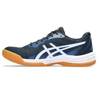 Buty sportowe męskie - ASICS Upcourt 5 męskie sneakersy, Francuski Blue White, 43.5 EU - miniaturka - grafika 1