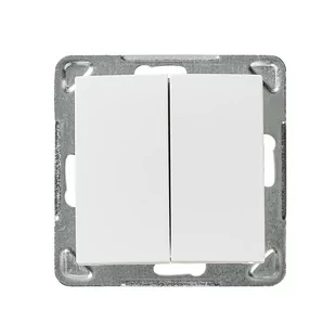 LEDart podwójny ecru ŁP-2Y/m/27 Impresja Ospel - Wyłączniki światła i elektryczne - miniaturka - grafika 1