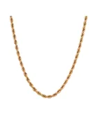 ICED STUFF Łańcuszek Rope Złoty