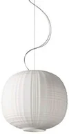 Lampy sufitowe - Foscarini - Tartan LED Lampa Wisząca Ściemnialna Biała Foscarini - miniaturka - grafika 1