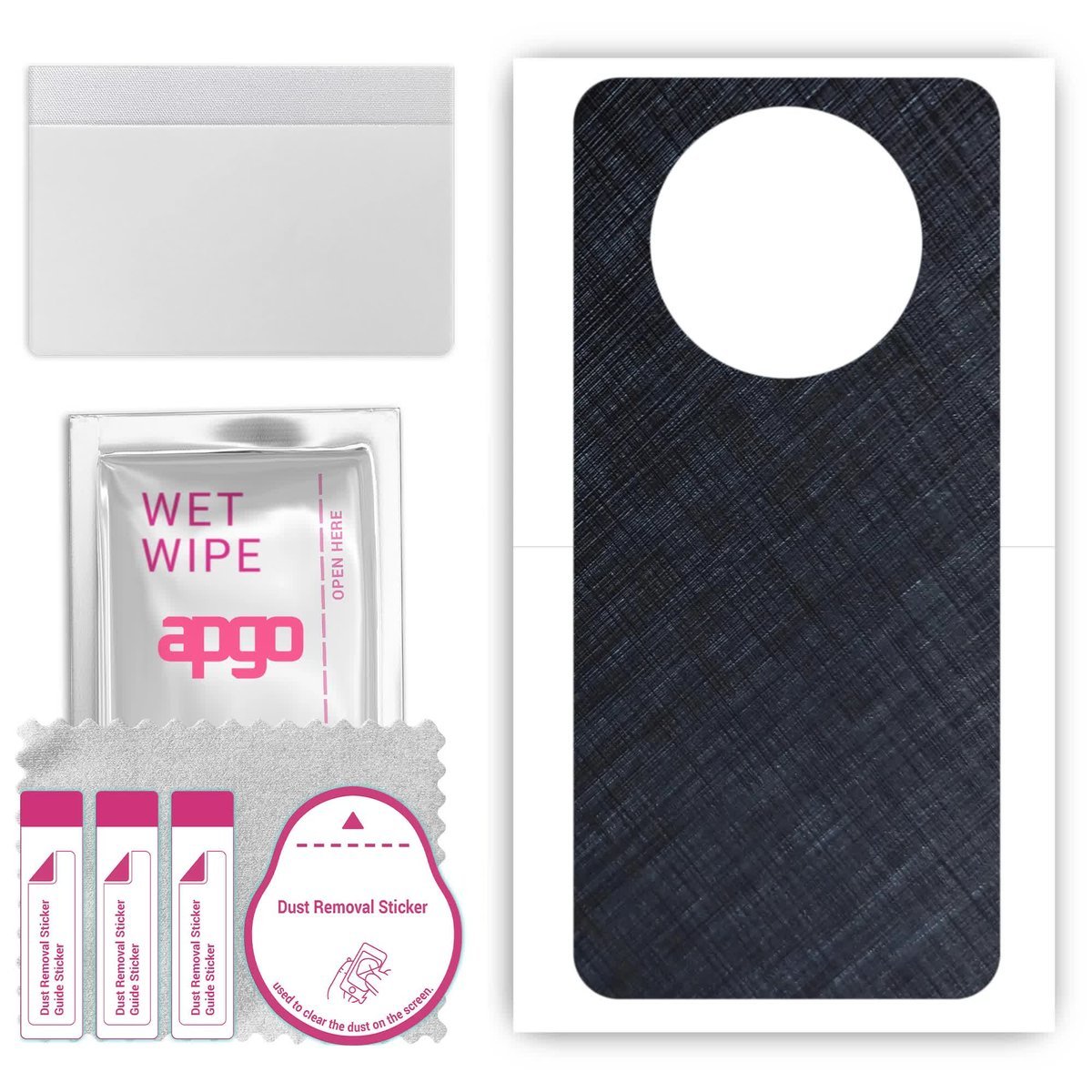 Folia naklejka skórka strukturalna na TYŁ do Realme 12 4G - Tytan Niebieski - apgo SKINS