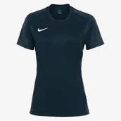 Koszulki i topy damskie - NIKE Damska koszulka treningowa z krótkim rękawem - Obsydian - miniaturka - grafika 1