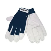 Rękawice robocze - Rękawice ochronne BH1013R10 rozmiar 10 granatowe DEDRA - miniaturka - grafika 1