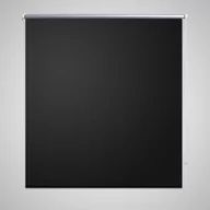 Rolety - vidaXL Roleta okienna zaciemniająca czarna 160 x 175 cm - miniaturka - grafika 1