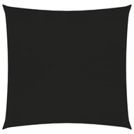 Parasole ogrodowe - vidaXL Żagiel przeciwsłoneczny, 160 g/m, czarny, 7x7 m, HDPE 311720 - miniaturka - grafika 1