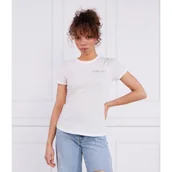 Koszulki i topy damskie - Tommy Hilfiger T-shirt | Slim Fit - miniaturka - grafika 1