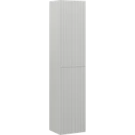 Ścianki i drzwi prysznicowe - Mexen Rivel słupek łazienkowy 35 cm, 2 drzwi, ryflowany, szary mat - 91A21-03016-2-BF62 - miniaturka - grafika 1