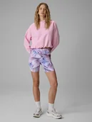 Spodenki damskie - 4F Legginsy krótkie dzianinowe damskie - multikolor XXL - miniaturka - grafika 1