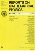 Czasopisma - reports on mathematical physics 79/3 2009 - miniaturka - grafika 1