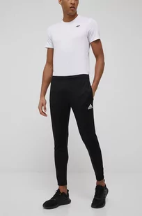 adidas Performance spodnie treningowe Entrada 22 HC0332 męskie kolor czarny dopasowane - Spodnie męskie - miniaturka - grafika 1