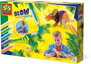 Kolorowanie za pomocą dmuchania Dinozaury - Zabawki kreatywne Kolorowanie za pomocą dmuchania Dinozaury - Zabawki kreatywne - miniaturka - grafika 1