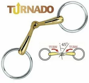 Sprenger Wędzidło TURNADO 16 mm - Akcesoria jeździeckie - miniaturka - grafika 1