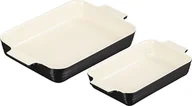 Brytfanny - Formy do pieczenia Le Creuset prostokątne czarne 2 szt. - miniaturka - grafika 1