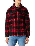 Kurtki męskie - United Colors of Benetton Kurtka męska 2wivun01o, w kratkę fantasy 912, XL - miniaturka - grafika 1