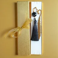 Zakładki do książek - Zakładka PREMIUM : agat czarny - kamień równowagi - miniaturka - grafika 1