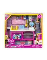 Lalki dla dziewczynek - Barbie Ciastkarnia Zestaw do zabawy HJY19 MATTEL - miniaturka - grafika 1