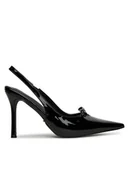 Sandały damskie - DeeZee Sandały HT834-1 Czarny - miniaturka - grafika 1