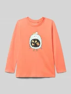 Koszulki dla chłopców - Bluzka z długim rękawem z nadrukowanym motywem - miniaturka - grafika 1