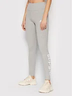 Legginsy - adidas Legginsy Loungewear Essentials Logo GL0638 Szary Slim Fit - miniaturka - grafika 1