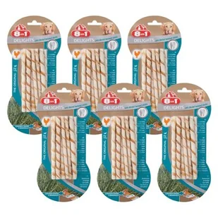 Przysmak dla psa 8IN1 Delights Pro Dental Twisted Sticks (60 szt.) - Przysmaki dla psów - miniaturka - grafika 1