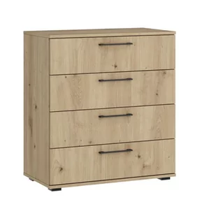 Komoda FLEX KM-1 dąb artisan z czterema szufladami - Komody - miniaturka - grafika 1