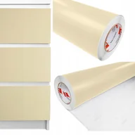 Okleiny - Naklejka Beżowa Mat Pcv Okleina Klejowa 100cm x 4m - miniaturka - grafika 1
