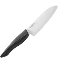 Noże kuchenne - Kyocera Nóż Santoku 14 cm Shin White FZ-140WH-BK - miniaturka - grafika 1