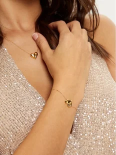 Guess Bransoletka JSBB04 427JW Złoty - Bransoletki - miniaturka - grafika 1