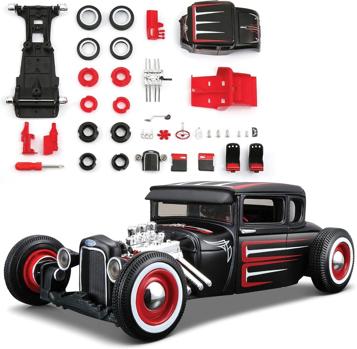 Maisto 1929 Ford Model A 1:24 Die-Cast Zestaw do Montażu, HIT
