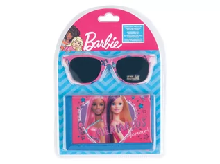Czapki dla dzieci - Okulary przeciwsłoneczne i portfel, 1 zestaw (Barbie) - grafika 1