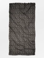 Apaszki i szaliki damskie - Becksöndergaard Wełniany szal w kolorze jasnoszaro-czarnym - 200 x 100 cm - miniaturka - grafika 1