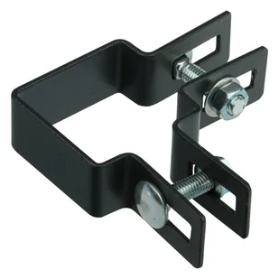 Obejma narożna 50x50 mm antracytowa Polbram - Akcesoria do ogrodzeń - miniaturka - grafika 1