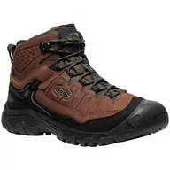 Buty trekkingowe męskie - Buty męskie Keen Targhee IV Mid WP M Rozmiar butów (UE): 45 / Kolor: brązowy/czarny - miniaturka - grafika 1