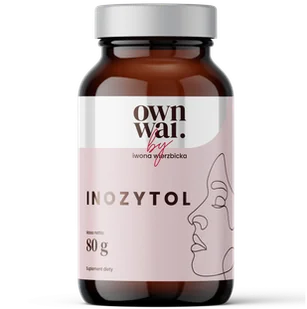 OWNWAI INOZYTOL W PROSZKU MIO-INOZYTOL D-CHIRO-INOZYTOL 80 GRAM - Witaminy i minerały - miniaturka - grafika 1